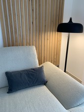 4 hochwertige Dekokissen Nackenkissen Kissen Grau Wolkenweich Manufaktur NEU