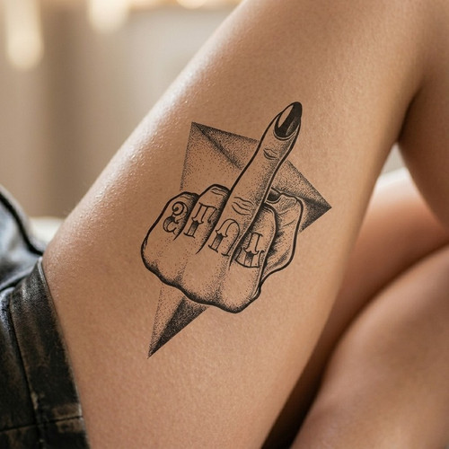 Temporäres fake tattoo - temporäres,