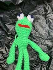 kuscheltier plüschtier Frosch stoff tier Ca 18 Cm Grün