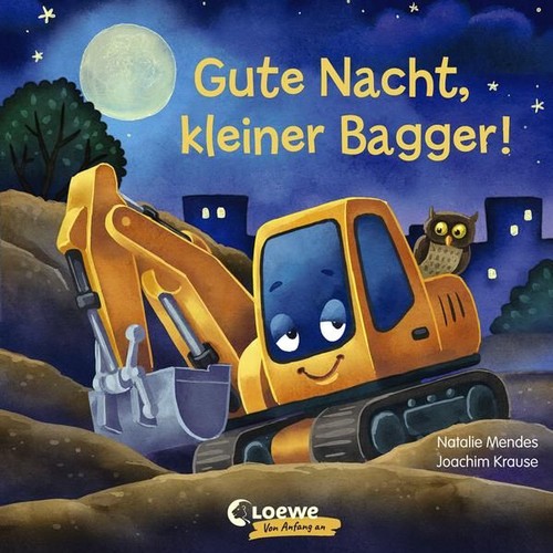 Gute nacht kleiner bagger - nacht,,