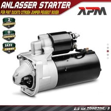 Anlasser Starter 2.5 KW 9 Zähnez. für Fiat Ducato Peugeot Boxer Citroen Jumper