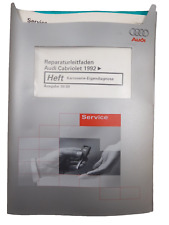 Reparaturleitfaden Audi 80 Cabrio 92  Karosserie Eigendiagnose Verdeck Airbag ZV