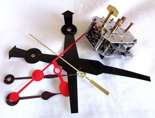 Antikes Teilwerk mit guter Unruh & Zeigern, Uhrenteilen / Restauration