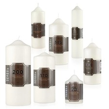 Große tropffreie rauchfreie Kirchenkerzen lang brennend unparfümiert Kirchenkerzen