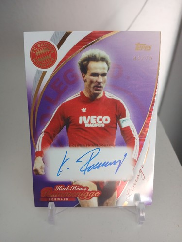 Karl heinz rummenigge - karl-heinz, on-card