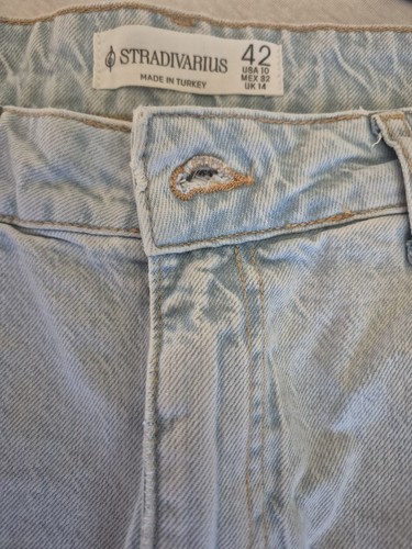 Stradivarius maxi jeansrock - stradivarius, maxi-jeansrock