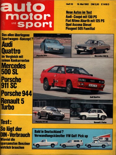 Zeitschrift auto motor und - auto,