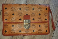 MCM Cognac Pochette Clutch