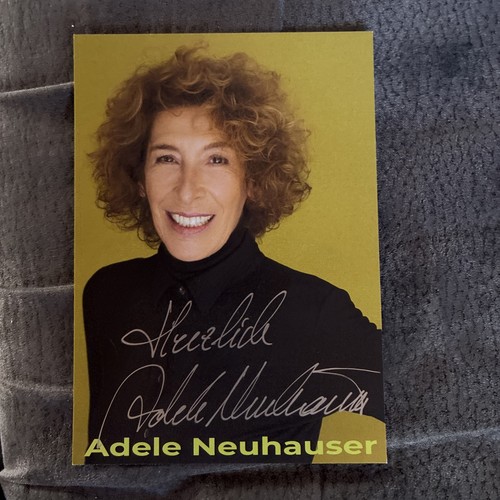 Autogrammkarte adele neuhauser - adele,