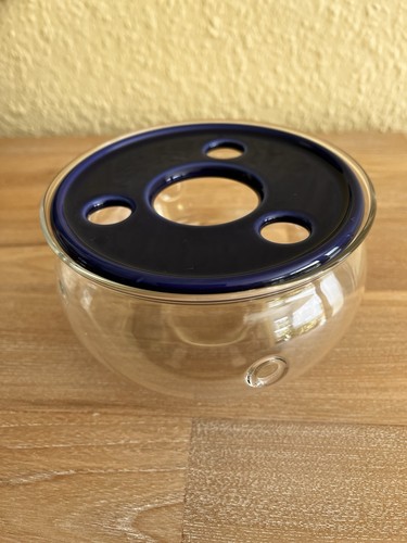 Stövchen glas mit - glas, blauen