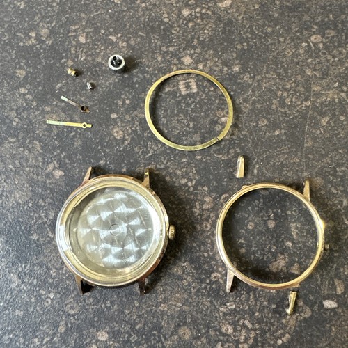 Glashütte gehäuse vergoldet - gehäuse,