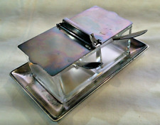 WMF Konfitüren- Marmeladendose Gefäß Glas Deckel Tablett Cromargan ? Löffel vers