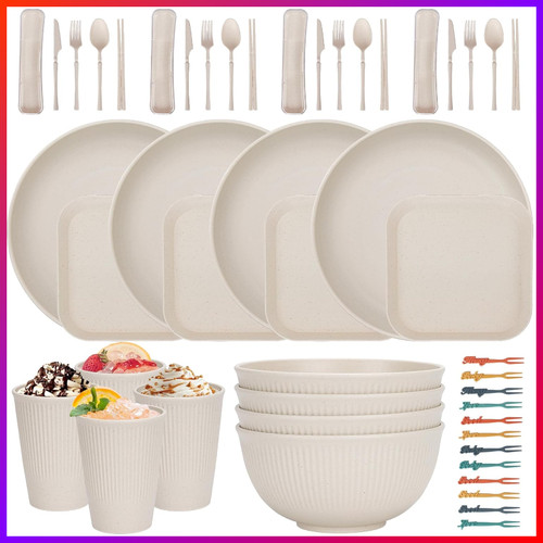 Camping geschirr set - set, 48-teilig