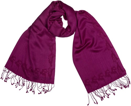 Schal hirsche cashmere - hirsche, seide