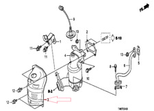 Hitzeschutzblech für Katalysator Original Honda Insight 18120-RBJ-010 OE