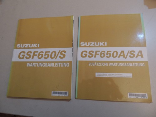 Werkstatthandbuch suzuki gsf - suzuki,