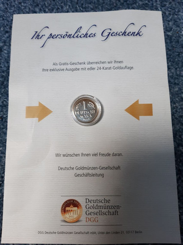 Deutsche mark 24 karat - dm,