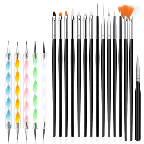 Nagel pinsel set - nagel, stück