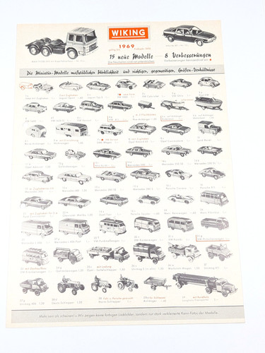 Wiking 1969 bild - 1969, bild-preisliste