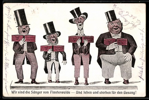 Künstler finsterwalde - künstler-ak,