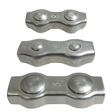 10x Litzenverbinder Seilverbinder Weidezaunseil Nirosta Draht Zaunverbinder