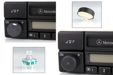 Reparaturset originale Drehknopf + Poti für Radio Mercedes-Benz Exquisit BE1490
