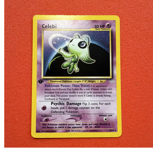 Pokémon celebi 1 - celebi, 3/64