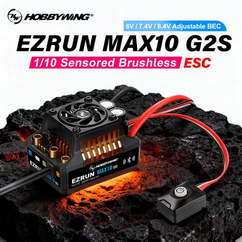 Hobbywing ezrun max10 g2s 80a - hobbywing,