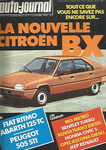 Auto journal 11 citroen - l'auto,