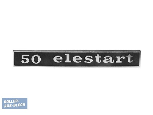 Vespa elestart schriftzug - vespa, 50