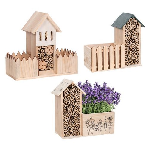 Insektenhotel mit blumenplatz - mit,