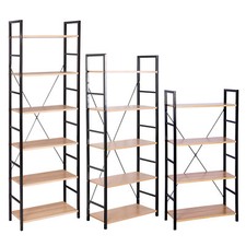 Standregal Bücherregal Lagerregal Haushaltsregal Küchenregal Metall Holz #1177