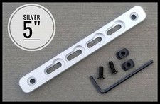5" Silver M-LOK to KeyMod