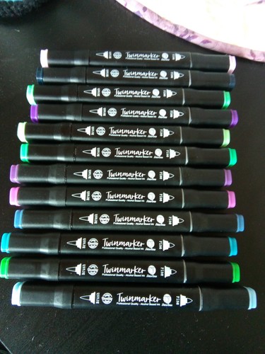 Twinmarker lettering - 12,