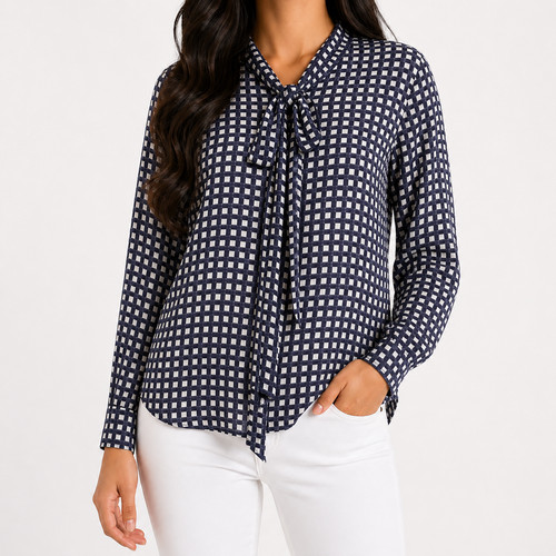 Bluse frogbox grau damen - bluse,