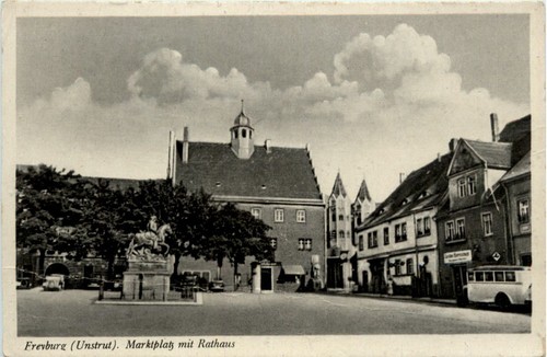 Freyburg marktplatz mit - freyburg,