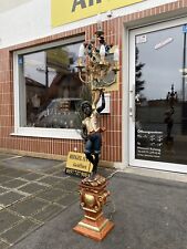 Venezianischer Mohr als Lampe 167 cm  Stehlampe 5 Flammig Figurenlampe Skulptur