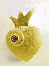 Drachenfels Design Anhänger Herz und Krone D HK 32 AGG