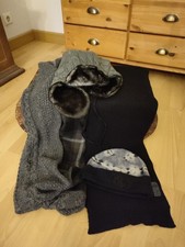 4tlg Set 1Loop 1Schal 1Mütze m.Fell/Ohrenklappen von S.Oliver 1 Mütze von Diesel