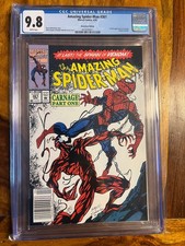 Amazing Spider-Man #361 9.8 CGC Newsstand Marvel 4/92 Carnage