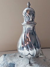 Sehr großer 23 cm-Zuckerstreuer - Silber 830 -JS- Kopenhagen 1948 Hugo Grun TOP.