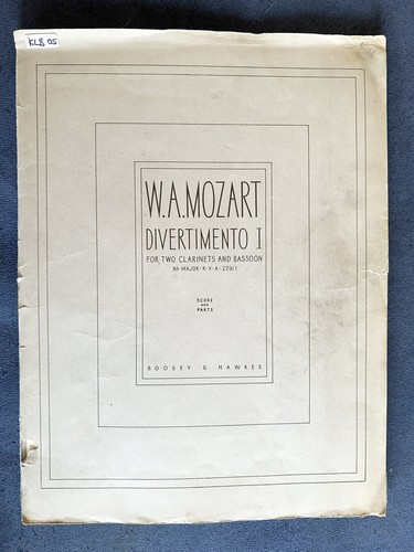 Mozart holzbläsertrio - w.a.,