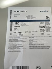 Sammlerticket Rammstein