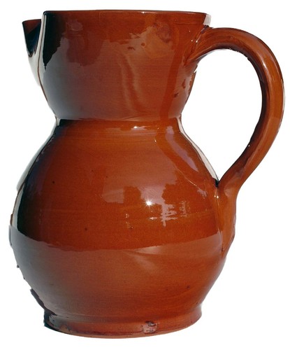 Sangria krug aus brauner - sangria-krug,