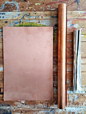 Konvolut / Sammlung Kupfer / Blei ? Blech Platten / Rollen Kupferdruck Embossing