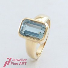 Ring - mit 1 Aquamarin -