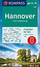 KOMPASS Wanderkarte KOMPASS Wanderkarten-Set: Hanno... | Buch | Zustand sehr gut