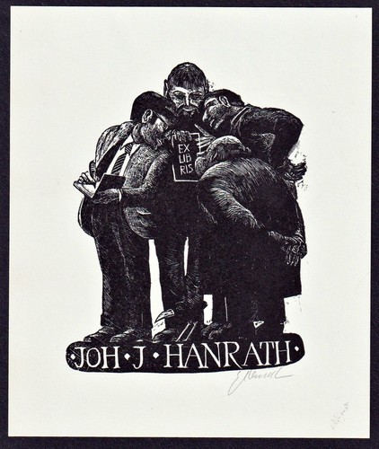Exlibris joh hanrath - joh., j.