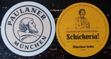 Bierdeckel München vom Oktoberfest: Paulaner Brauerei - Münchner Stubn Festzelt4