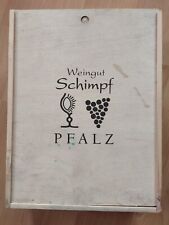 Holzkiste Mit Schiebedeckel Weingut Schimpf Pfalz Kellerfund 